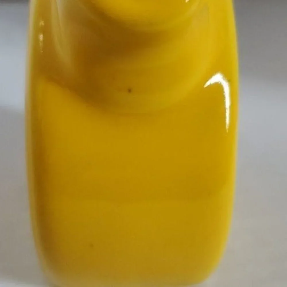 Fiestaware Fiesta Small CERAMIC Mini Disk Pitcher CARAFE Daffodil Yellow 4